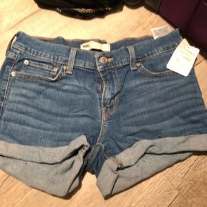 original levi jean shorts!!